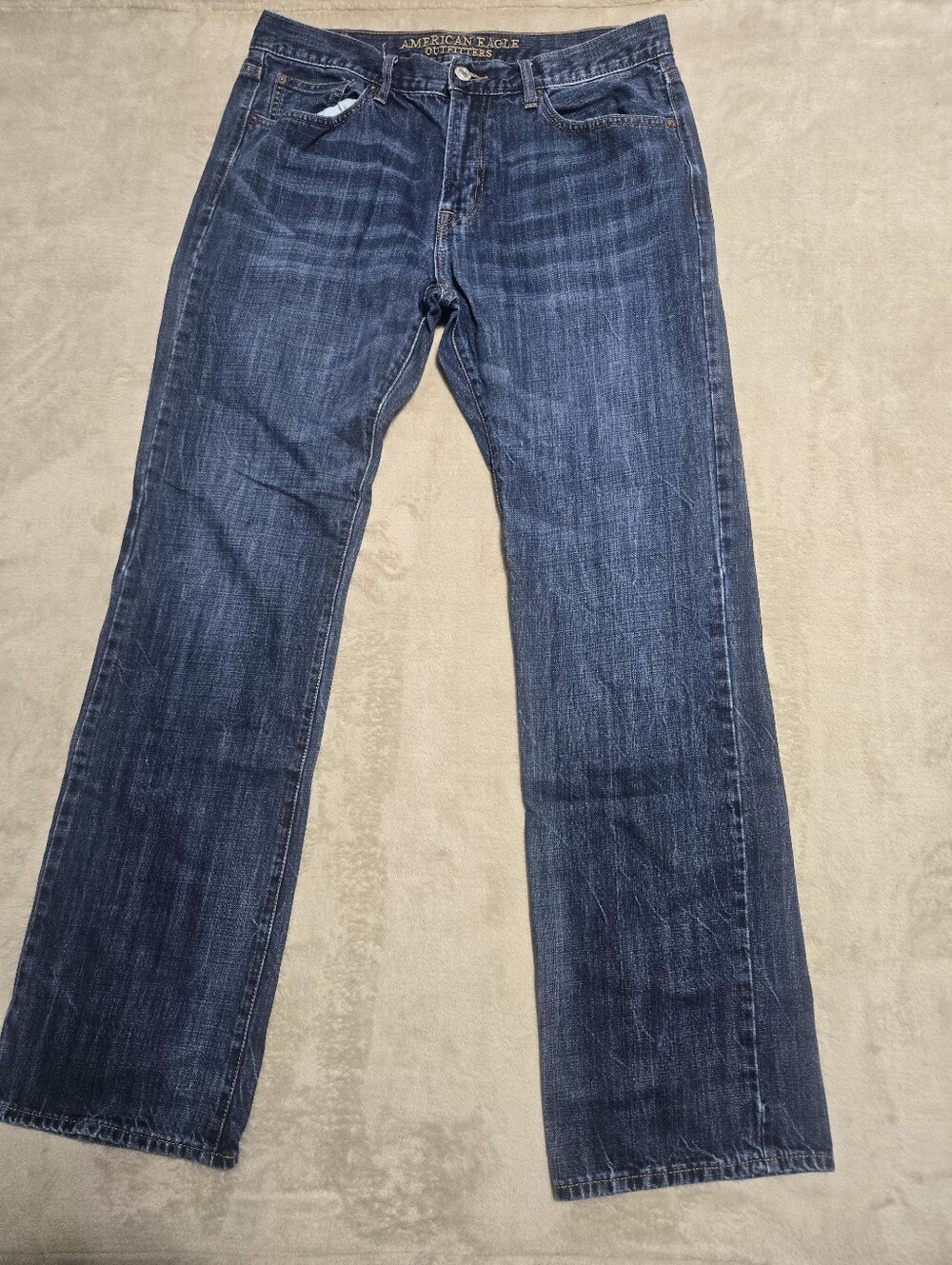 American Eagle Outfitters Men’s Original Boot Jeans Size Measures 34 X 34